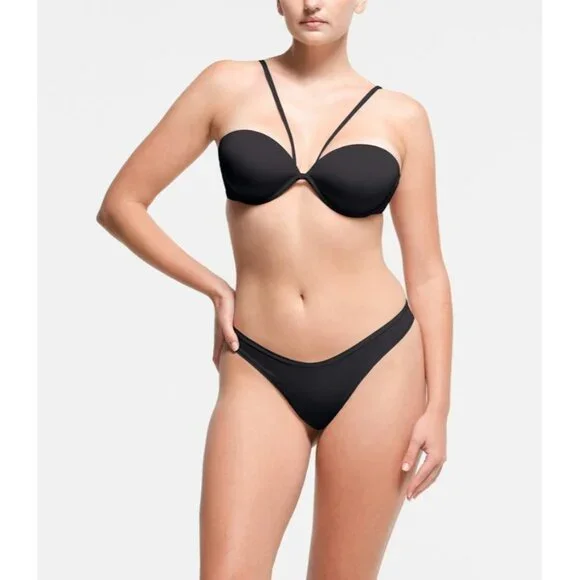 SKIMS Multi-Way Bra Underwire Bra Onyx Size 34D NWT - Picture 5 of 11